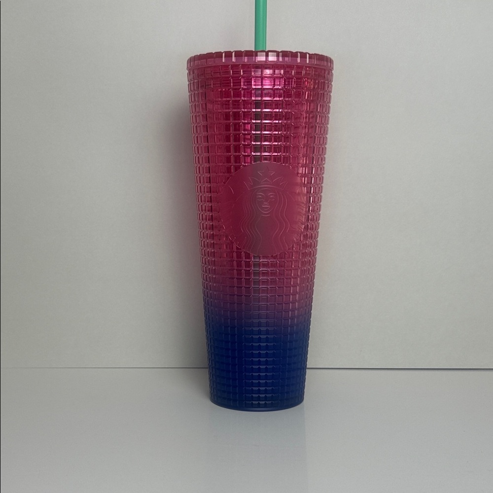 Starbucks Pink and Blue Gradient Tumbler